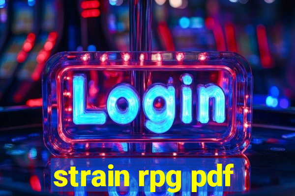 strain rpg pdf